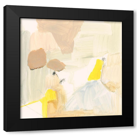 Soft and Subtle I Black Modern Wood Framed Art Print with Double Matting by Barnes, Victoria