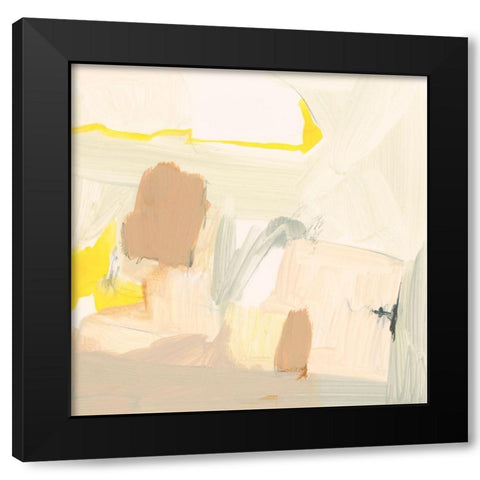 Soft and Subtle II Black Modern Wood Framed Art Print with Double Matting by Barnes, Victoria