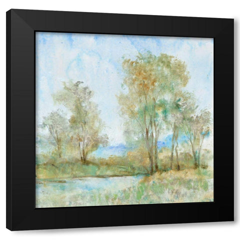 Cool Breeze II Black Modern Wood Framed Art Print with Double Matting by OToole, Tim