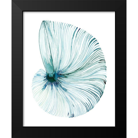 Eye of the Ocean I Black Modern Wood Framed Art Print by Popp, Grace