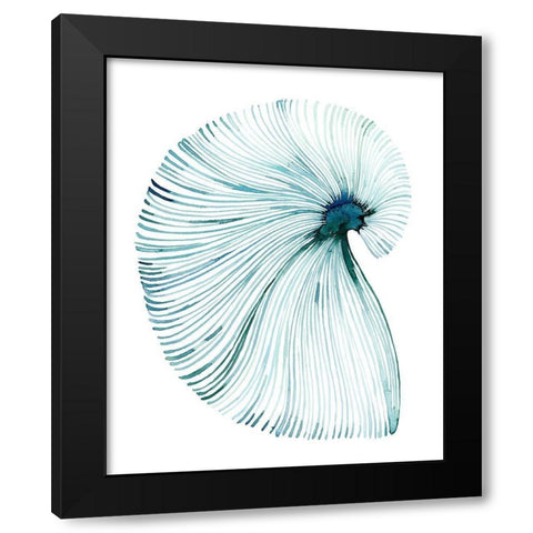 Eye of the Ocean II Black Modern Wood Framed Art Print with Double Matting by Popp, Grace