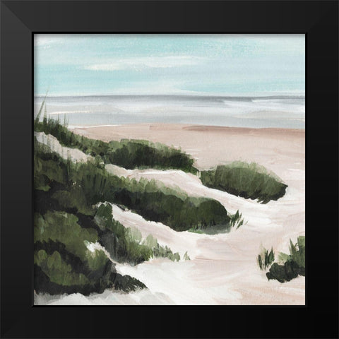 Beach Path I Black Modern Wood Framed Art Print by Warren, Annie
