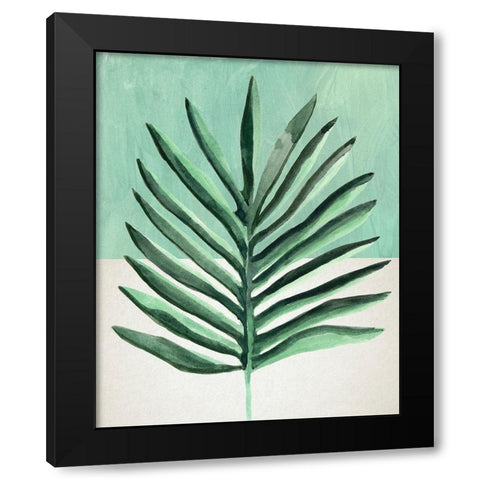 Verging Palm I Black Modern Wood Framed Art Print with Double Matting by Warren, Annie