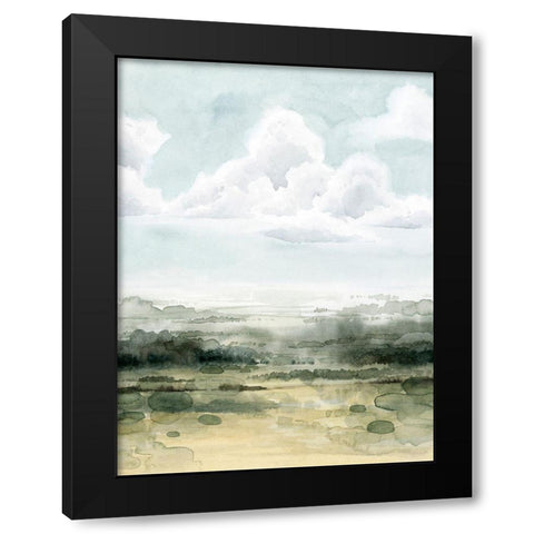 Valley Highlights II Black Modern Wood Framed Art Print with Double Matting by Popp, Grace