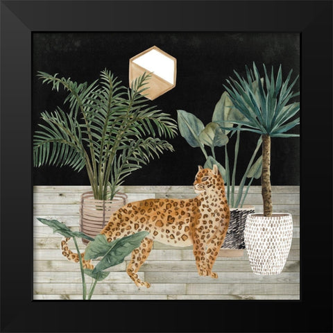 Jungle Home IV Black Modern Wood Framed Art Print by Wang, Melissa