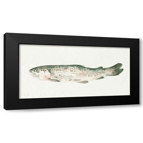 Fresh Catch II Black Modern Wood Framed Art Print with Double Matting by Caroline, Emma