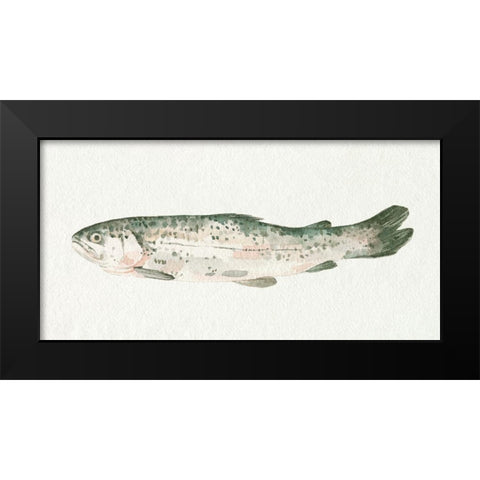 Fresh Catch II Black Modern Wood Framed Art Print by Caroline, Emma