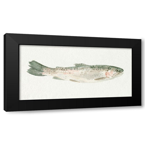 Fresh Catch III Black Modern Wood Framed Art Print with Double Matting by Caroline, Emma