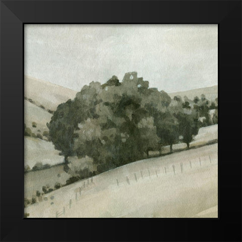 Rolling Grove I Black Modern Wood Framed Art Print by Caroline, Emma