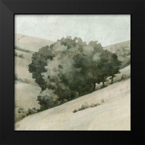 Rolling Grove II Black Modern Wood Framed Art Print by Caroline, Emma