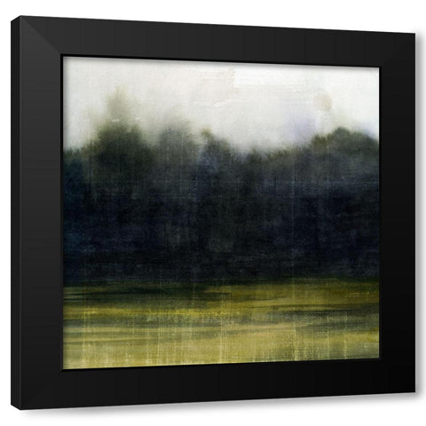 Mossy Treeline I Black Modern Wood Framed Art Print with Double Matting by Popp, Grace