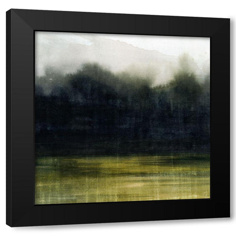 Mossy Treeline II Black Modern Wood Framed Art Print with Double Matting by Popp, Grace