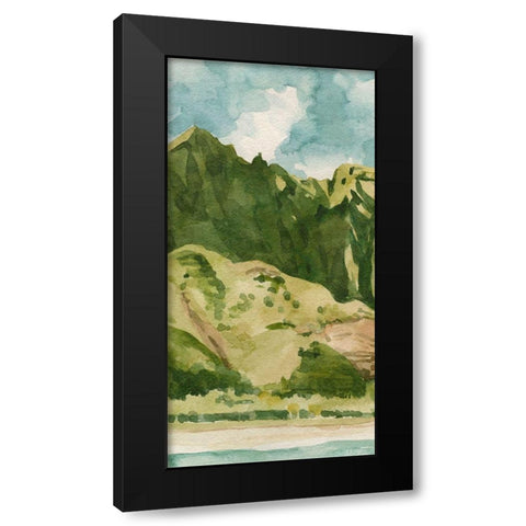 Tropicana I Black Modern Wood Framed Art Print by Caroline, Emma