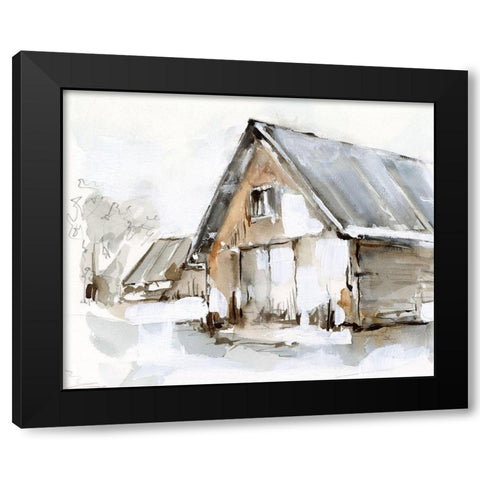 Dilapidated Barn I Black Modern Wood Framed Art Print by Harper, Ethan