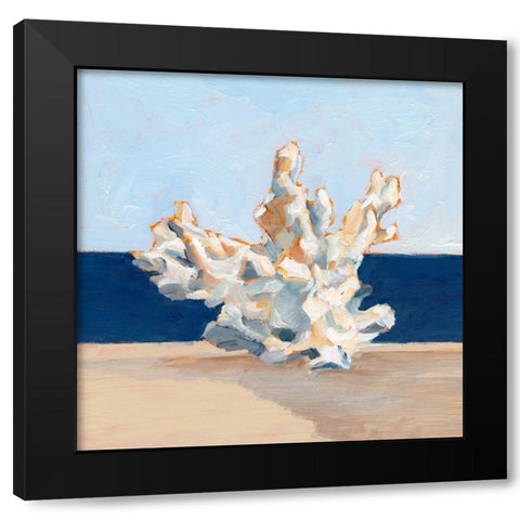 Coral By the Shore IV Black Modern Wood Framed Art Print with Double Matting by Harper, Ethan