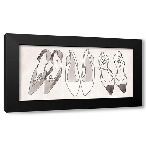 Heels for Days III Black Modern Wood Framed Art Print with Double Matting by Warren, Annie