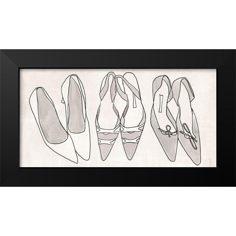 Heels for Days IV Black Modern Wood Framed Art Print by Warren, Annie