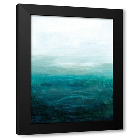 Drifting Sea II Black Modern Wood Framed Art Print with Double Matting by Popp, Grace