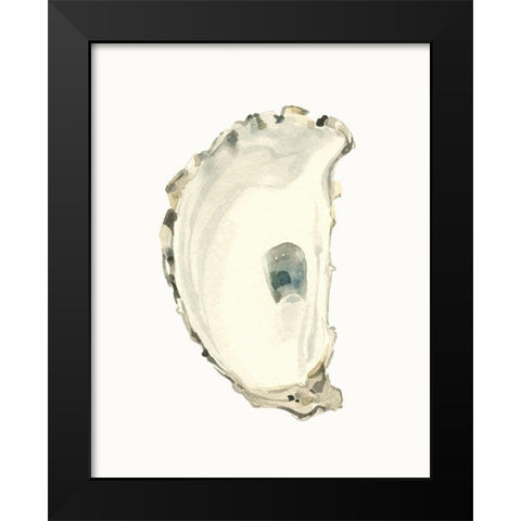 Neutral Oyster Study II Black Modern Wood Framed Art Print by Caroline, Emma