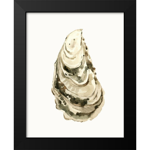 Neutral Oyster Study III Black Modern Wood Framed Art Print by Caroline, Emma