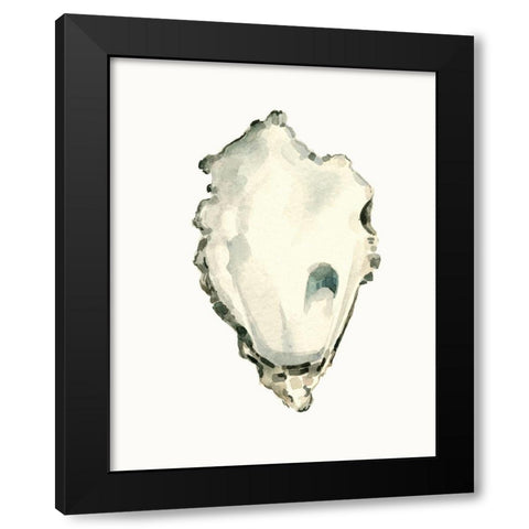 Neutral Oyster Study IV Black Modern Wood Framed Art Print by Caroline, Emma