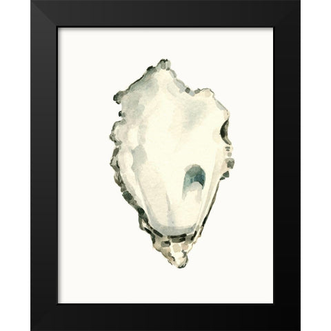 Neutral Oyster Study IV Black Modern Wood Framed Art Print by Caroline, Emma