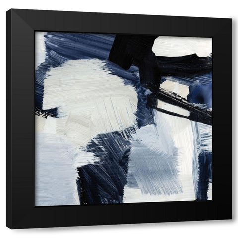 Expressive Monochrome III Black Modern Wood Framed Art Print by Barnes, Victoria