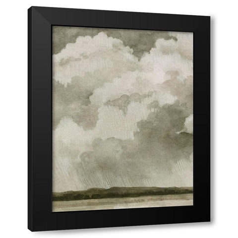 Big Dark Sky I Black Modern Wood Framed Art Print with Double Matting by Caroline, Emma
