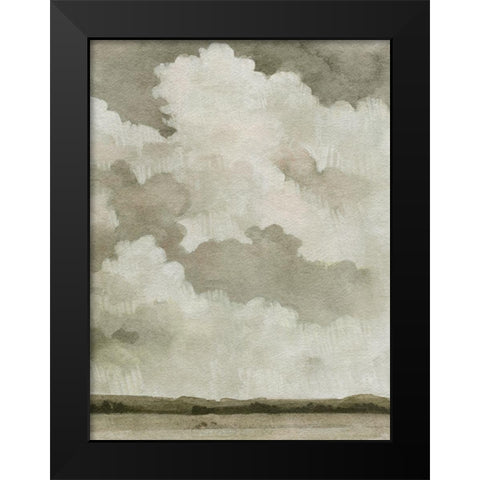 Big Dark Sky II Black Modern Wood Framed Art Print by Caroline, Emma