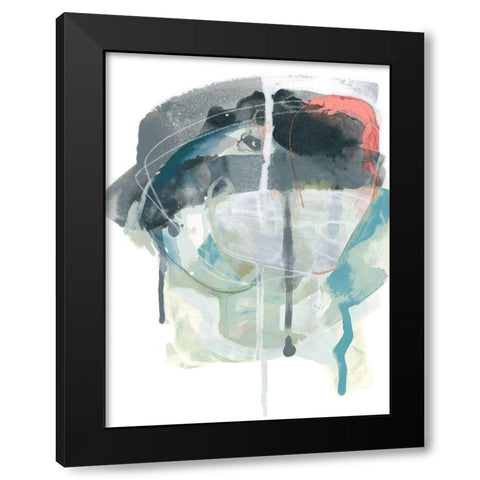 Stone Aperture III Black Modern Wood Framed Art Print by Vess, June Erica