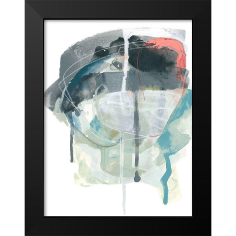 Stone Aperture III Black Modern Wood Framed Art Print by Vess, June Erica