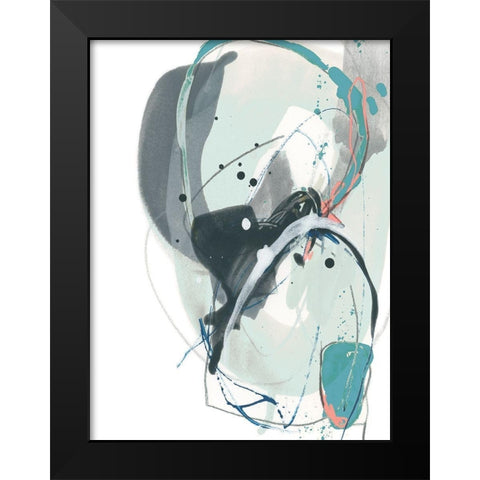 Stone Aperture IV Black Modern Wood Framed Art Print by Vess, June Erica