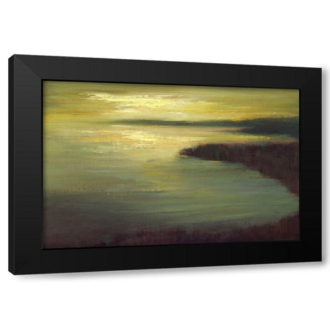 Lake Tahoe Dusk Black Modern Wood Framed Art Print with Double Matting by Finch, Sheila