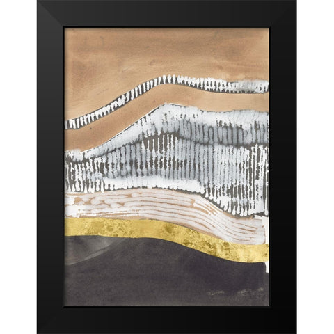 Metronome I Black Modern Wood Framed Art Print by Lam, Vanna