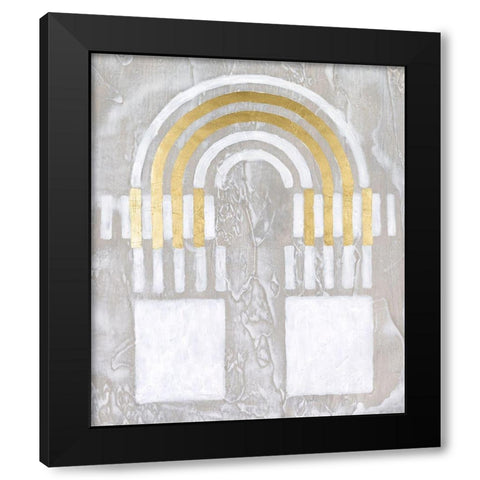 Mezzanine I Black Modern Wood Framed Art Print with Double Matting by Lam, Vanna