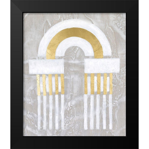 Mezzanine II Black Modern Wood Framed Art Print by Lam, Vanna