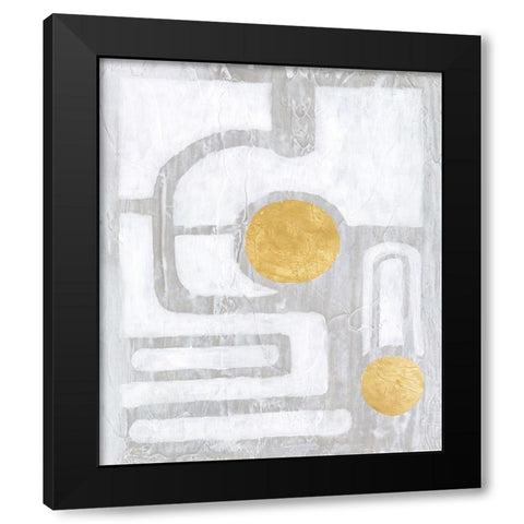 Calculus II Black Modern Wood Framed Art Print by Lam, Vanna