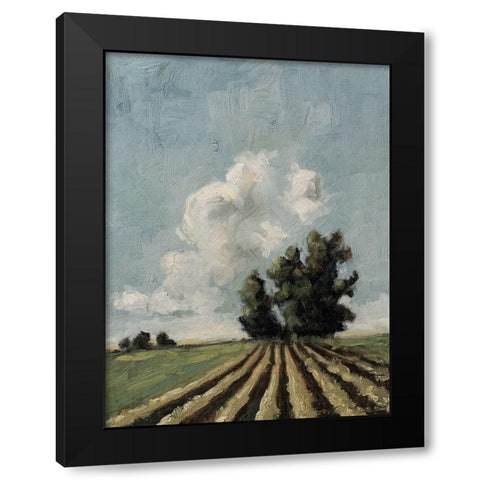 Custom Copse of Trees Black Modern Wood Framed Art Print with Double Matting by Parsons, Marian