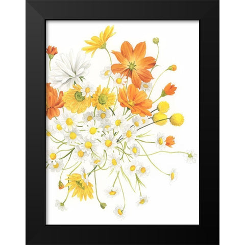 Sunny Wild Bouquet I Black Modern Wood Framed Art Print by Popp, Grace