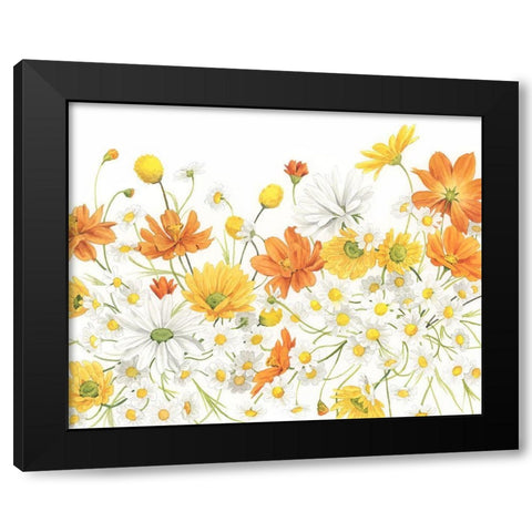 Sunny Wild Bouquet III Black Modern Wood Framed Art Print with Double Matting by Popp, Grace