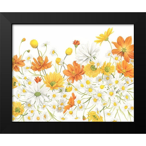 Sunny Wild Bouquet III Black Modern Wood Framed Art Print by Popp, Grace