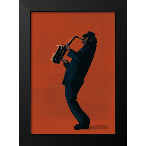 Music And Art III Black Modern Wood Framed Art Print by Arctic Frame