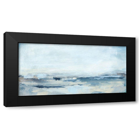 Sailing I Black Modern Wood Framed Art Print with Double Matting by Long, Christina