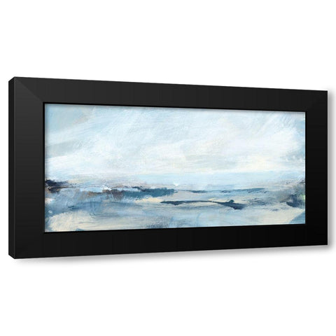 Sailing II Black Modern Wood Framed Art Print with Double Matting by Long, Christina