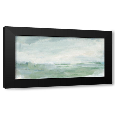 Coastal II Black Modern Wood Framed Art Print with Double Matting by Long, Christina