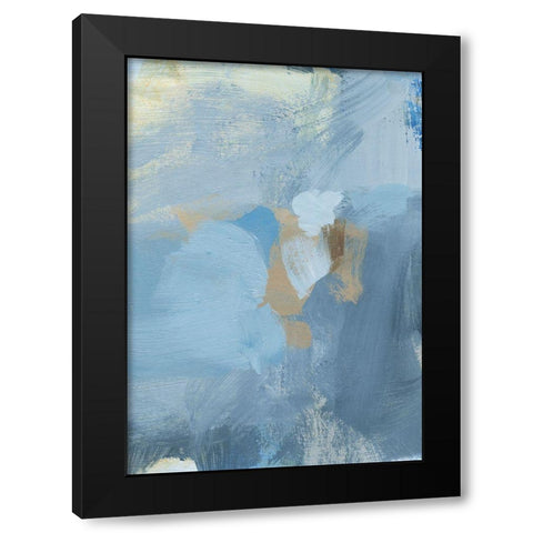 Mist I Black Modern Wood Framed Art Print with Double Matting by Long, Christina