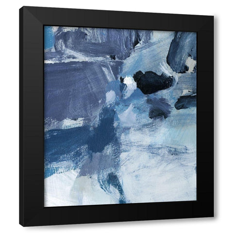Swim III Black Modern Wood Framed Art Print by Long, Christina