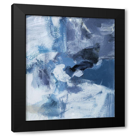 Swim IV Black Modern Wood Framed Art Print by Long, Christina