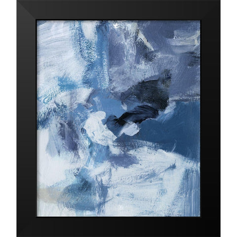 Swim IV Black Modern Wood Framed Art Print by Long, Christina