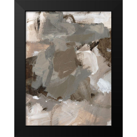 Coffee I Black Modern Wood Framed Art Print by Long, Christina